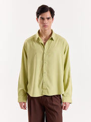 Vivid Jade - Drape Shirt